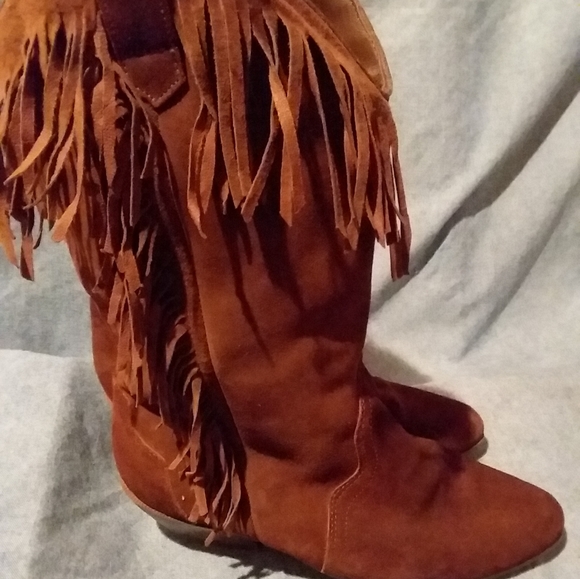 Leather Craft mid-calf boots - Picture 5 of 7